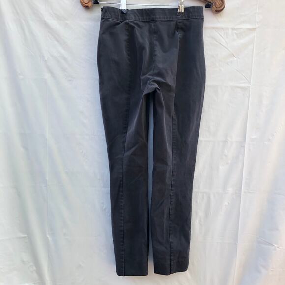 Everlane Flat Front Side Zip Straight Leg Pants Washed Black Grey 4 - Picture 2 of 10
